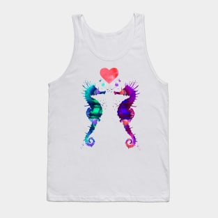 Seahorse in love Tank Top